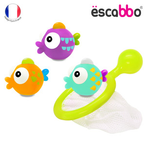 [에스까보] 열대어 낚시 목욕놀이 4pcs 물놀이장난감